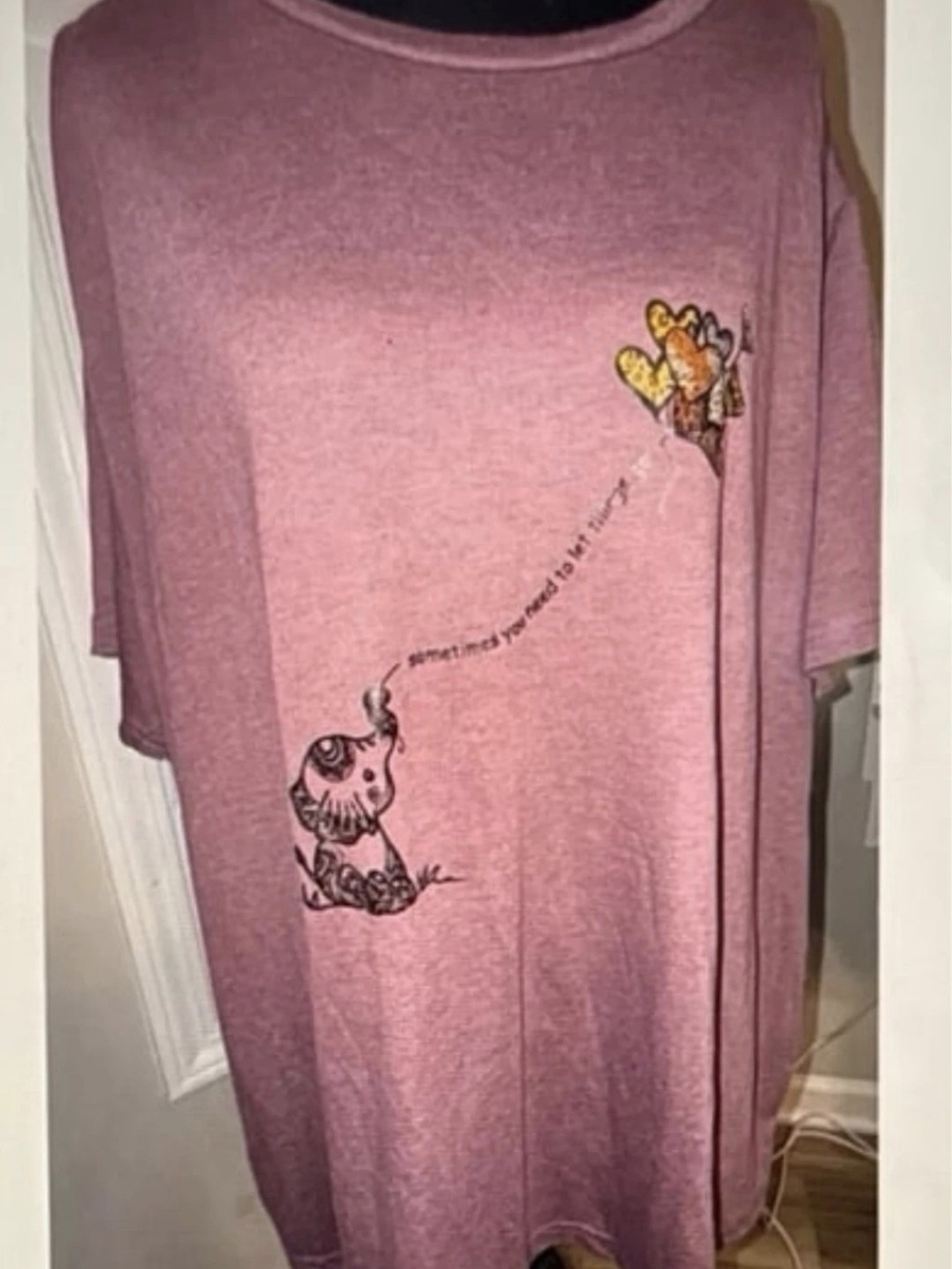 BN PURPLE  WITH ELEPHANT AND HEARTS